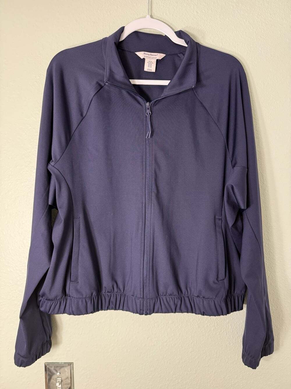 Tommy Bahama Women’s Everyday Active Full Zip Track Jacket Navy - Size XL